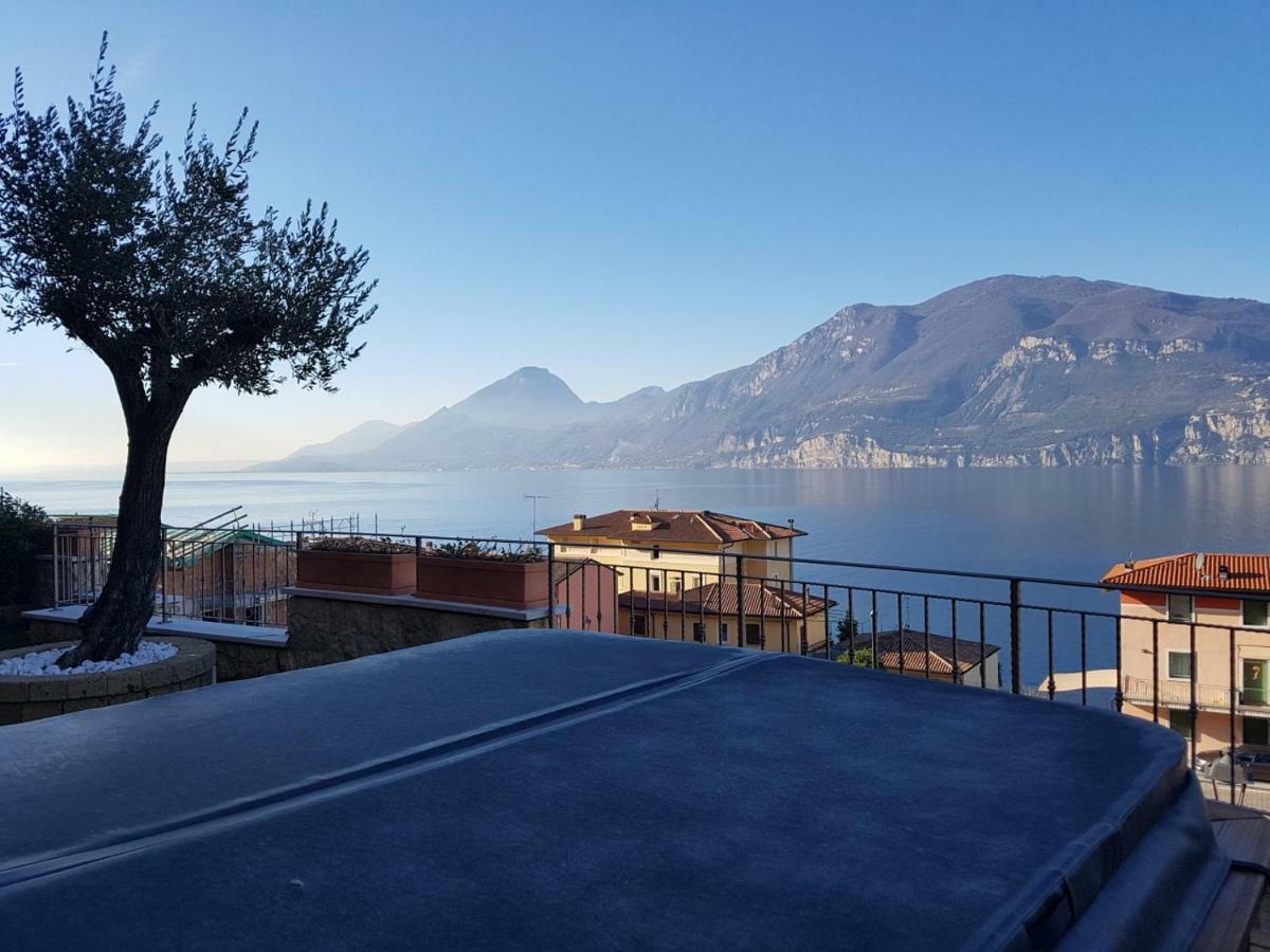 Bmp Apartment Deluxe 2 Jacuzzi Riscaldata Privata Vista Lago Di Garda Бренцоне-суль-Гарда Екстер'єр фото